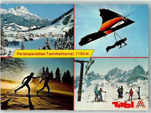 Tannheim Drachenflieger Skilift Langlauf Tannheimer Tal