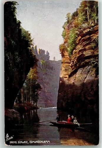 Edmundsklamm Verlag Tuck Oilette Serie Sächsische Schweiz II Nr. 660