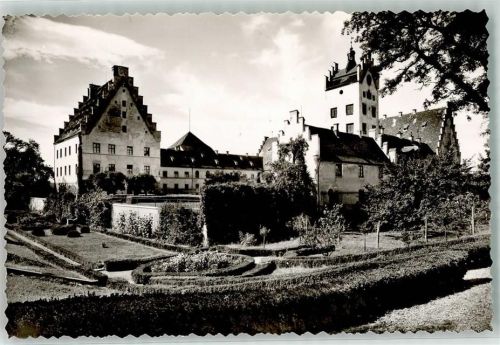 Babenhausen Schloss Ort handschriftlich Foto Original aus Archiv eines Ansichtskartenverlags