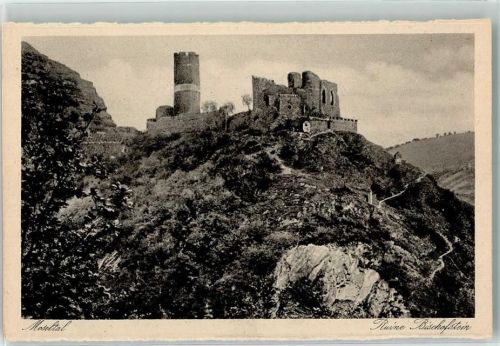 56332 W5401 Hatzenport - Burg Bischofstein Mosel