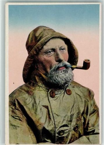 Nieblum Beruf Fischer Pfeife Ort handschriftlich Photochromie Nr. 69510