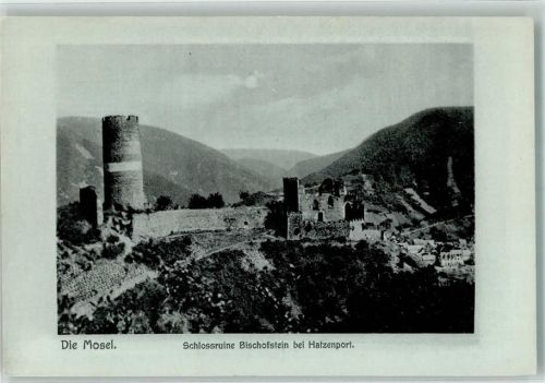 56332 W5401 Hatzenport - Schloßruine Bischofstein
