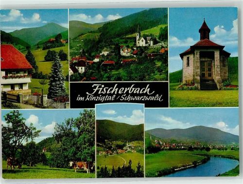 Fischerbach mit Kirche St. Michael Gedächtniskapelle Verlag Feldmann