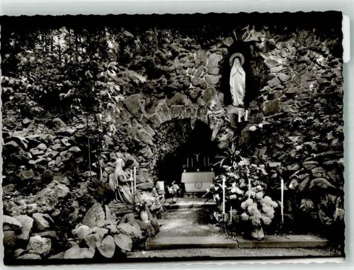 Hilders Höhle Grotte Kirche Ort handschrfitlich Foto Original aus Archiv eines Ansichtskartenverlags