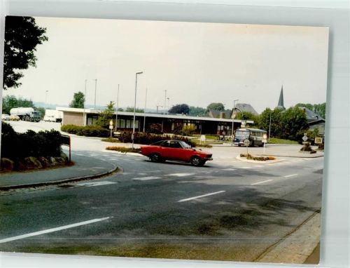 Albersdorf Omnibus Auto LKW Ort handschriftlich Foto Original aus Archiv eines Ansichtskartenverlags