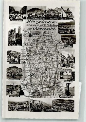 Heppenheim Bergstraße v. Darmstadt b. Heidelberg