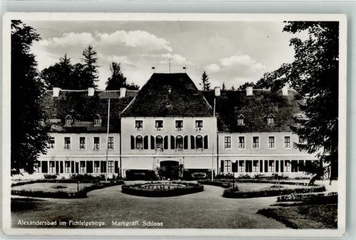 Bad Alexandersbad 1938 Markgräfliches Schloss