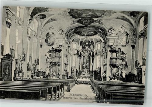 Meßkirch Inneres der Stadtkirche