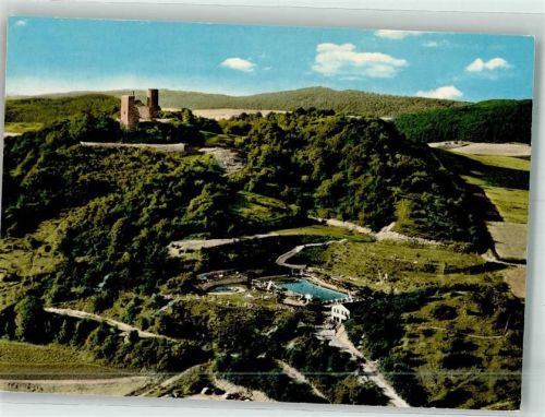 Volkmarsen Fliegeraufnahme Burgschwimmbad