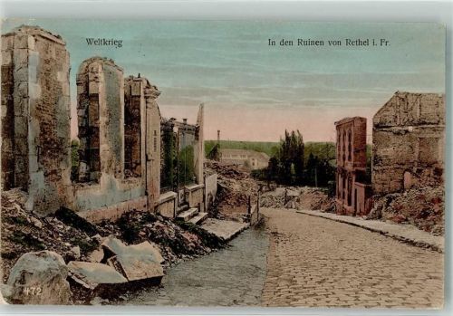 Rethel 1916 Feldpost WK I Nr. 55 Etappenlazarett