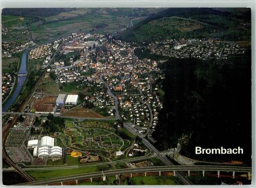Brombach Fliegeraufnahme 1200 Jahre Brombach 786-1986