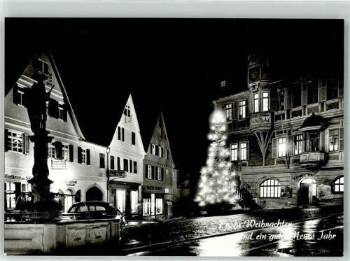 Bietigheim Gasthaus Tannenbaum Marktplatz Neujahr