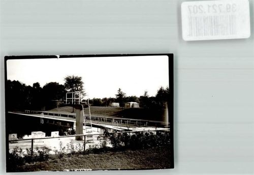 Dietenheim Schwimmbad Ort handschrifrlich Foto Original aus Archiv eines Ansichtskartenverlags