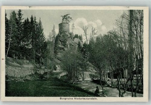 Marienberg Burgruine Niederlauterstein Umgebung von Zöblitz Fotograf Paul Knäbchen