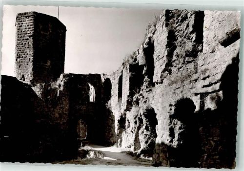 66999 W6781 Merzalben FOTO KEINE AK Burg Ruine Ort handschriftlich Foto Original aus Archiv eines Ansichtskartenverlags