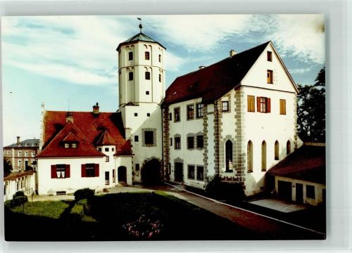 Illertissen Schloss Ort handschriftlich Foto Original aus Archiv eines Ansichtskartenverlags