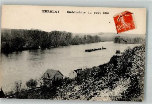 Herblay 1916 Briefmarke Bildseite