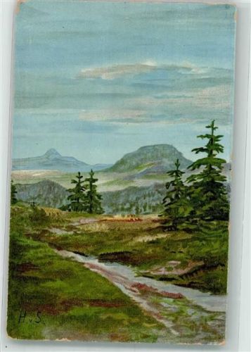 01773 O8242 Kipsdorf Künstlerkarte Bärenfels Bärenburg