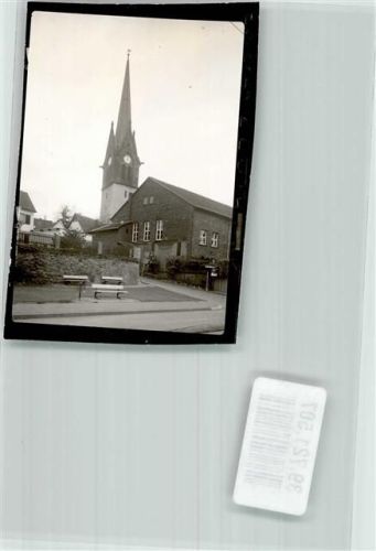 Dörnigheim ev. Kirche Ort handschriftlich Foto Original aus Archiv eines Ansichtskartenverlags