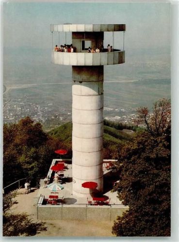 Zwingenberg Die Bergstraße Melibokus Aussichtsturm Sonnenschirm