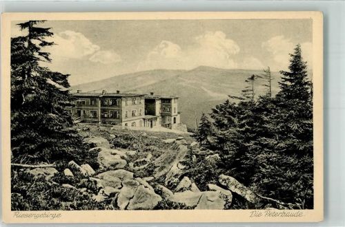 Peterbaude Riesengebirge Hüttenstempel