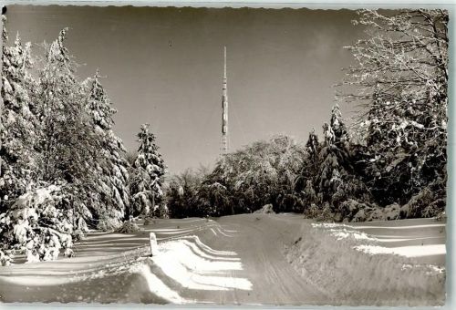 Herscheid Nordhelle UKW-Sender Winter Foto Original aus Archiv eines Ansichtskartenverlags