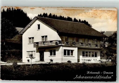 Selbig Cafe Pension Schwarwaldfrieden Foto AK