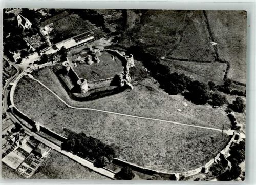 Sussex Fliegeraufnahme Burg Pavensey Castle