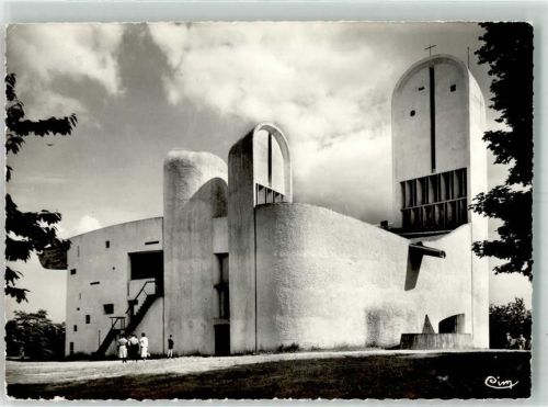 Ronchamp 1965 Chapelle de Notre-Dame-du Haut Architekt Le Corbusier