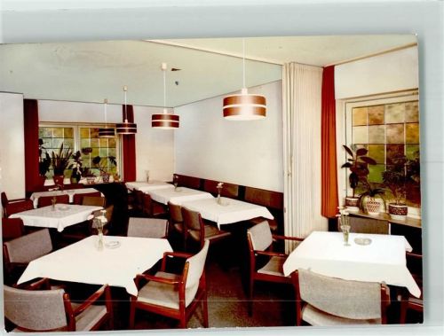 Sondern Pension Haus Voßsiepen Gaststube Foto Original aus Archiv eines Ansichtskartenverlags Ort handschriftlich