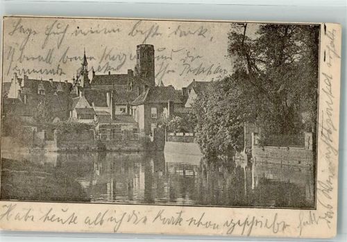 Menen 1914 Feldpost WK I 2.Garde-Inf.Div.