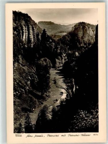 Handabzug Sächs. Schweiz Polenztal Nr. 8574