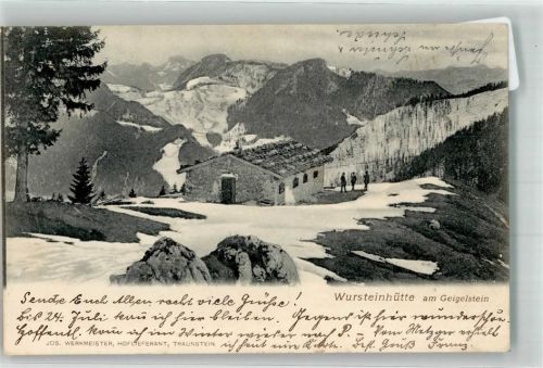 Schleching Berghütten Wursteinhütte am Geigelstein