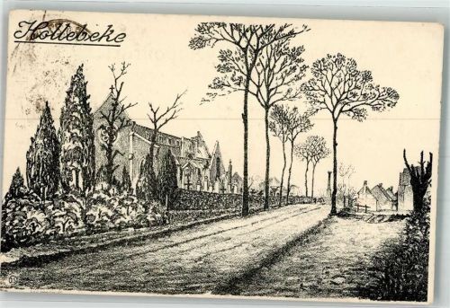 Hollebeke 1916 Feldpost WK I III.Gren.Rgt.123