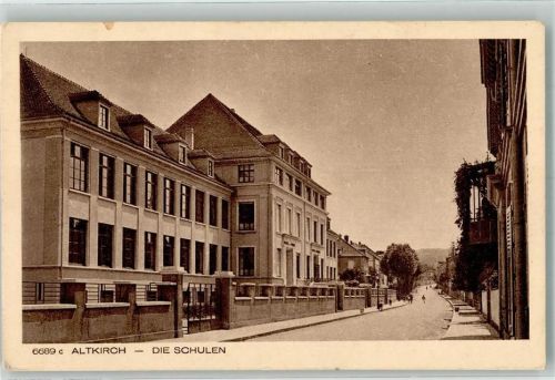 Altkirch 1941 Schule Feldpost WK II