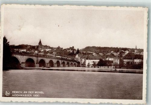 Remich 1930 ochwasser 1930