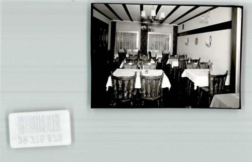 Eibelshausen Pension Gasthaus Haus Schulz Gaststube Foto Original aus Archiv eines Ansichtskartenverlags Ort handschriftlich
