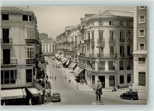 Malaga Denkmal Auto Calle de larios
