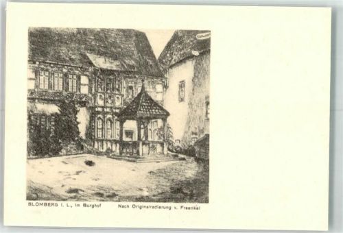 Blomberg sign. Fraenkel Burg