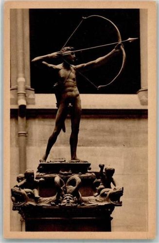 Apollobrunnen im Rathaushof von Peter Vischer Verlag Hermann Peters Bonn Serie Nürnberg Nr. 62
