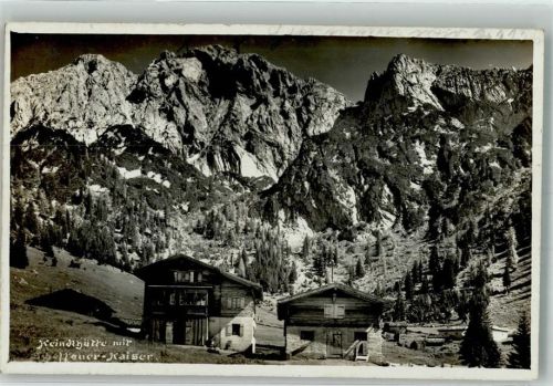 Scheffau 1928 Hüttenstempel Keindlhütte