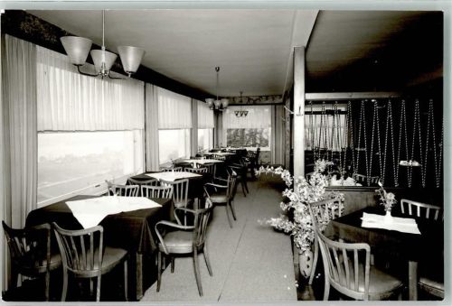 Bad Breisig Gaststube des Gasthauses Klein Petersberg Foto Original aus Archiv eines Ansichtskartenverlags Ort handschriftlich