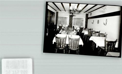 Eibelshausen Pension Gasthaus Haus Schulz Gaststube Foto Original aus Archiv eines Ansichtskartenverlags Ort handschriftlich