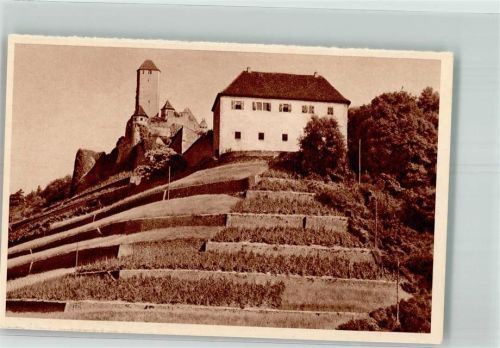 Hornberg 1934 - 1935 Das schöne Deutschland Bild 174 Burg Hornberg am Neckar Fotograf August Rupp Reichswinterhilfe-Lotterie