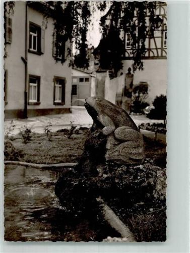 Tauberbischofsheim Krötenbrunnen Foto Original aus Archiv eines Ansichtskartenverlags