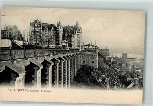 Quebec 1906 Schloss Chateau Frontenac