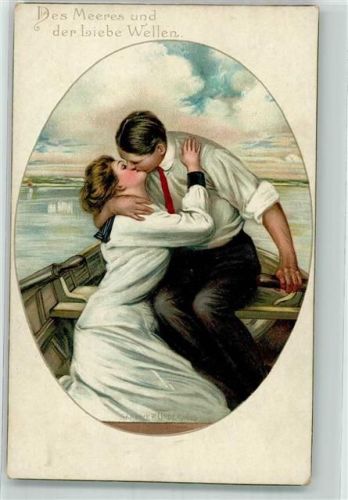 Frau Paar Kuss Ruderboot Spruch ARCiB Nr.283