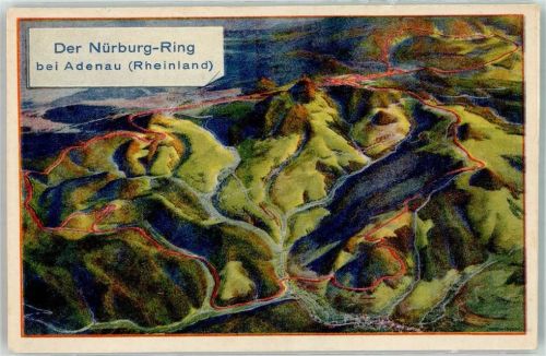 Nürburg Vogelschau Der Nürburg-Ring