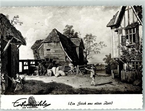 Neuweilnau Hotel Erbismühle nach Stich auf AK