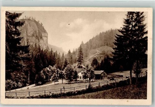 Tambach-Dietharz 1932 Gasthaus Pension Logierhaus am Falkenstein im Dietharzer Grund